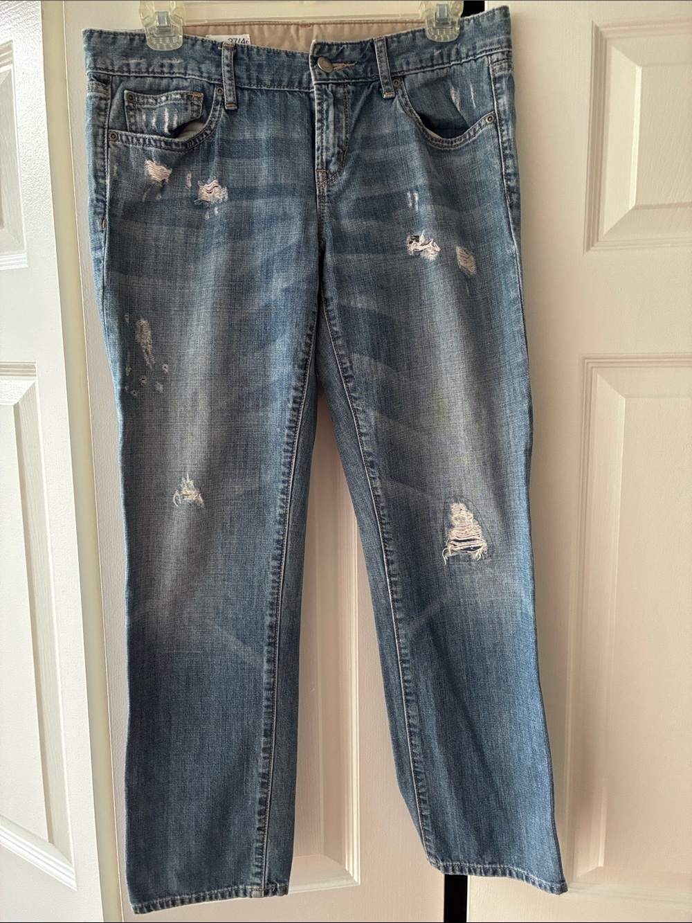 Gap Women’s Distressed Blue Denim Jeans